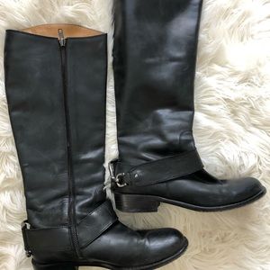 Juicy Couture Women’s Black Leather Riding Boot